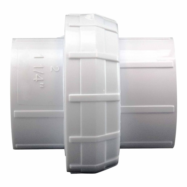 1-1/4 In. X 1-1/4 In. PVC Slip Joint X Slip Joint Union